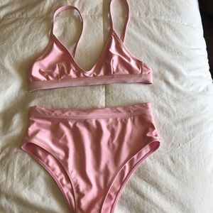 White fox boutique light pink bathing suit